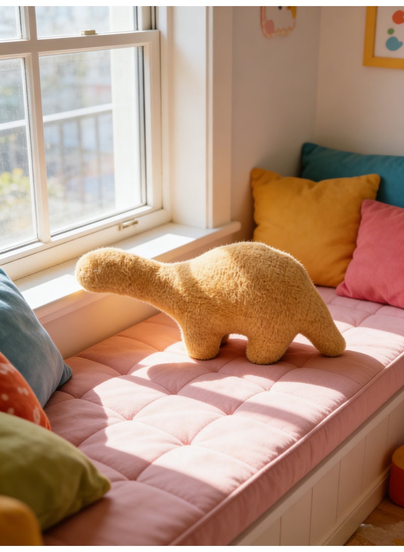 general Dino Nugget Plush Pillow - Funny Chicken Nugget Stuffed Toy, Decorative Throw Pillow for Kids Room, Perfect Birthday Gift for Kids, Teens & Adults - Image 4